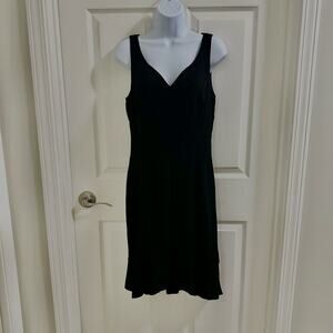 White House Black Market Black Midi Dress